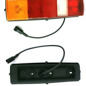 TRANSIT CHASSIS CAB (FITS BOTH SIDES) COMPLETE REAR LIGHT (AMBER INDICATOR) FITS 1986-14 (NEW)
