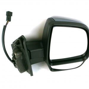 DOBLO COMBO O/S (DRIVERS) ELECTRIC HEATED TWIN GLASS MIRROR WITH INDICATOR (PRIMED) FITS 2010-15 (NEW)