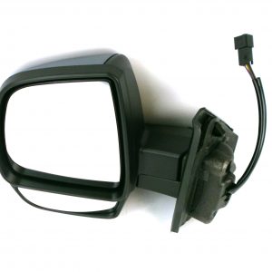 DOBLO COMBO N/S (PASSENGER) ELECTRIC HEATED TWIN GLASS MIRROR WITH INDICATOR (PRIMED) FITS 2010-15 (NEW)