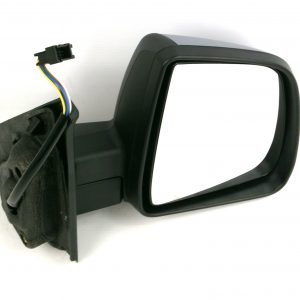 DOBLO MPV O/S (DRIVERS) ELECTRIC HEATED (8 PIN) MIRROR WITH INDICATOR AND TEMP SENSOR (PRIMED) FITS 2010> (NEW)