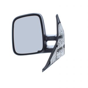 VOLKSWAGEN TRANSPORTER T4 90-03 MANUAL BLACK (WIDE) N/S (PASSENGER) MIRROR (NEW)