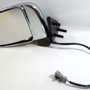 NISSAN NAVARA D22 N/S (PASSENGER) ELECTRIC NON HEATED MIRROR (CHROME) FITS 2001-06 (NEW)