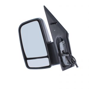 SPRINTER / CRAFTER N/S (PASSENGER) SHORT ARM ELECTRIC HEATED MIRROR WITH INDICATOR FITS 2006-18 (NEW)