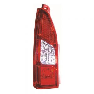 BERLINGO PARTNER TEPEE (REAR TAILGATE) N/S (PASSENGER) REAR LIGHT WITH RED SURROUND FITS 2008-12 (NEW)