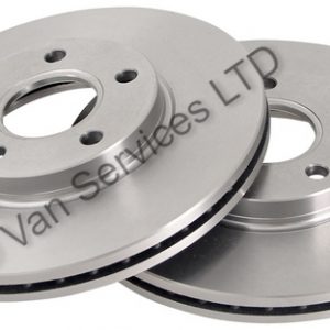 FORD TRANSIT CONNECT PAIR OF FRONT BRAKE DISCS - FITS 2001-13 (NEW)