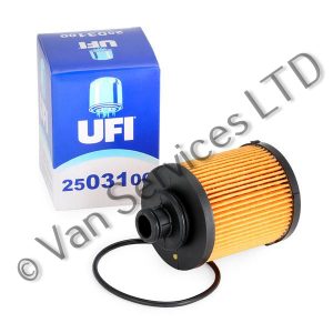 Genuine UFI 2503100 Vauxhall 1.3 Diesel Oil Filter 2000-2014
