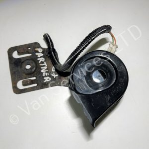 GENUINE CITROEN BERLINGO PARTNER LOW TONE 12V HORN & BRACKET 2004 -2007