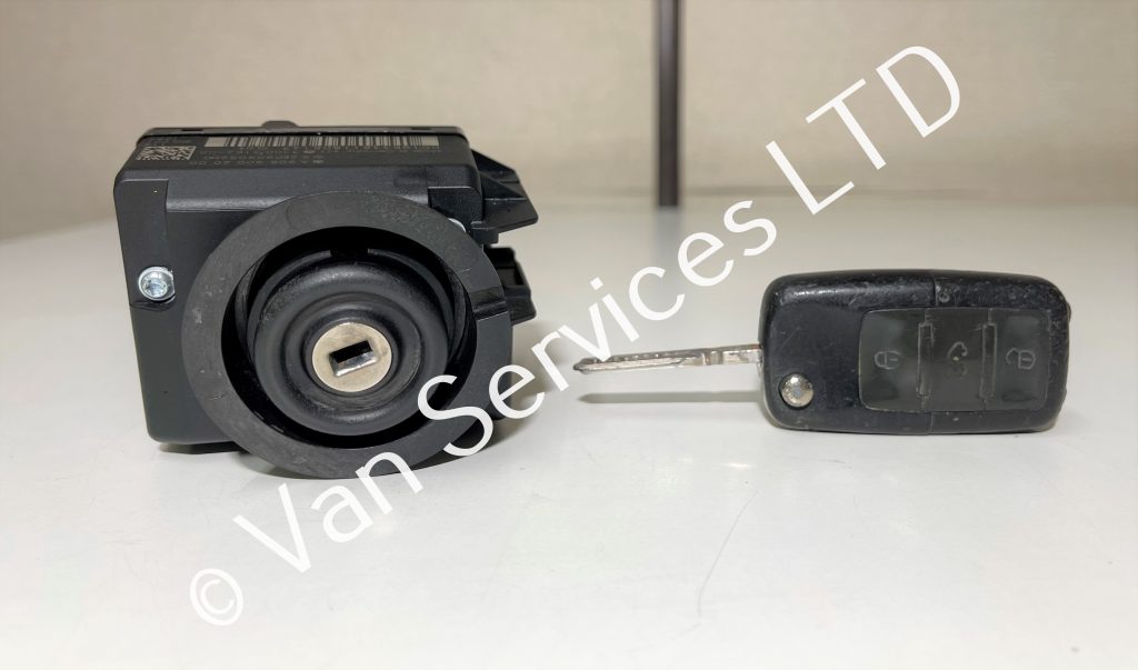 GENUINE AUTOMATIC VW CRAFTER IGNITION BARREL AND KEY 2007 2010