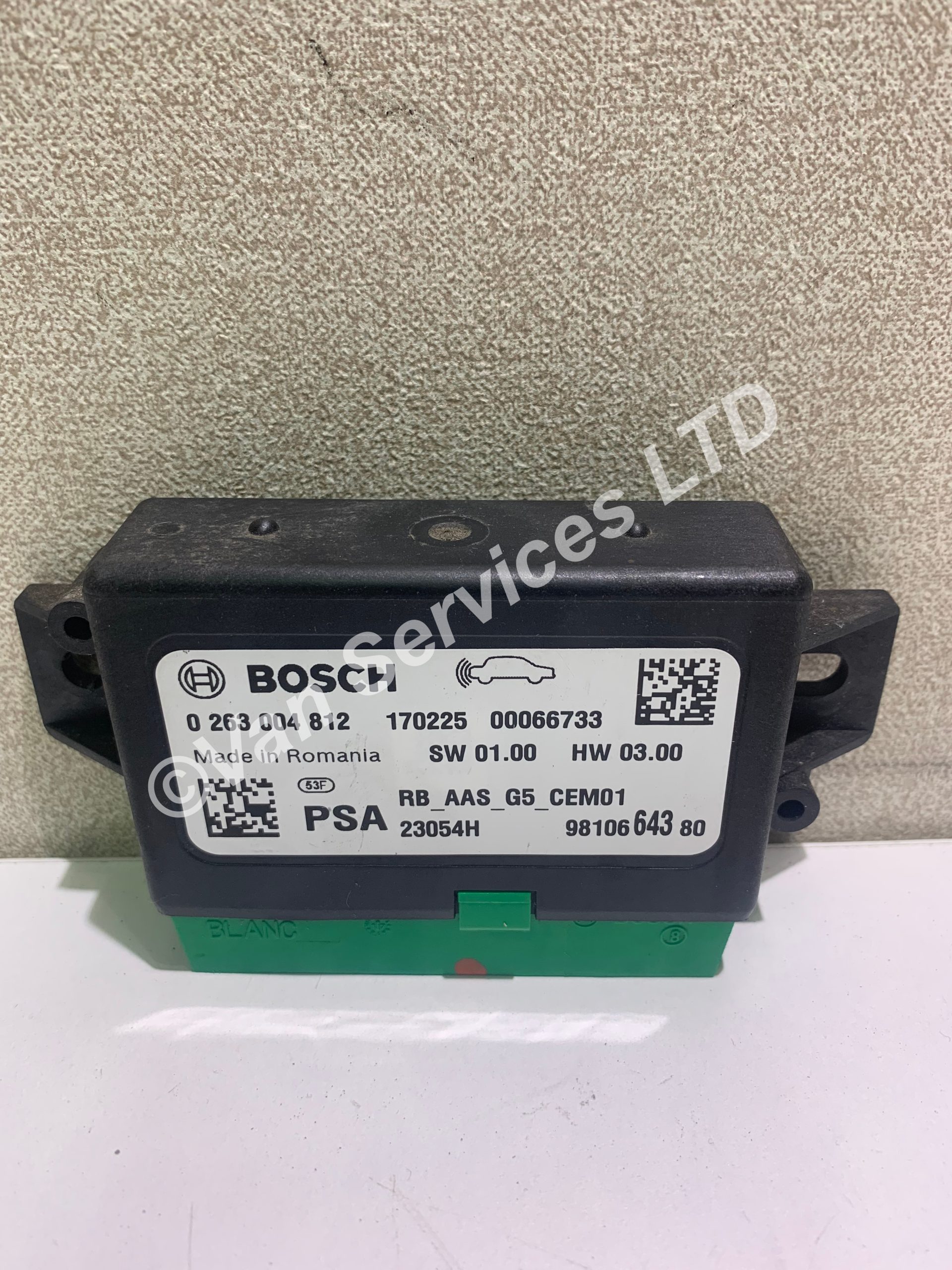 Genuine Citroen Berlingo Partner PSA Parking Sensor Control Module 201418 Van Services Ltd