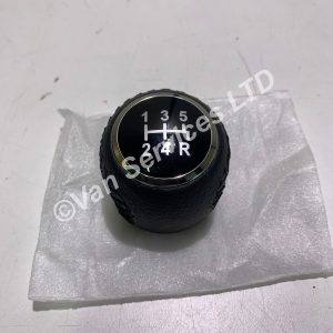 Fiat Ducato Peugeot Boxer Citroen Relay 5 Speed Leather Gear Knob - Fits 2002-06