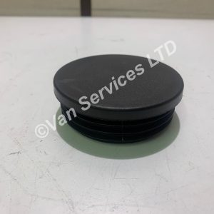 3" Round Plastic Blanking End Caps Pipe Tube Inserts Plugs Bungs / Black