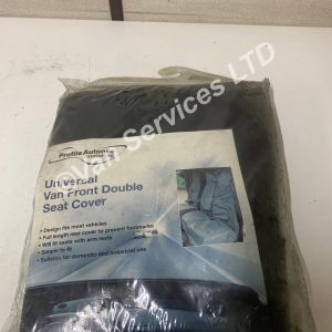 *NEW* VAN UNIVERSAL HEAVY DUTY FRONT DOUBLE SEAT PROTECTOR COVERS - GREY