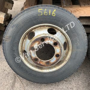 Genuine Isuzu N75.190 NQR 5.2 TD Wheel and Tyre 215/75R17.5 off 2017 Truck
