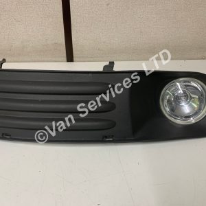 VW Transporter T5 NS Passenger Front Bumper Trim with Fog Light - Fits 2003-10