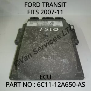 FORD TRANSIT MK 7 ECU FITS 2007-11- 6C11-12A650-AS