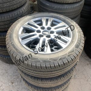 GENUINE FORD TRANSIT CUSTOM TOURNEO SET OF 4 ALLOY WHEELS AND TYRES - 215/60R17C - FITS 2024+