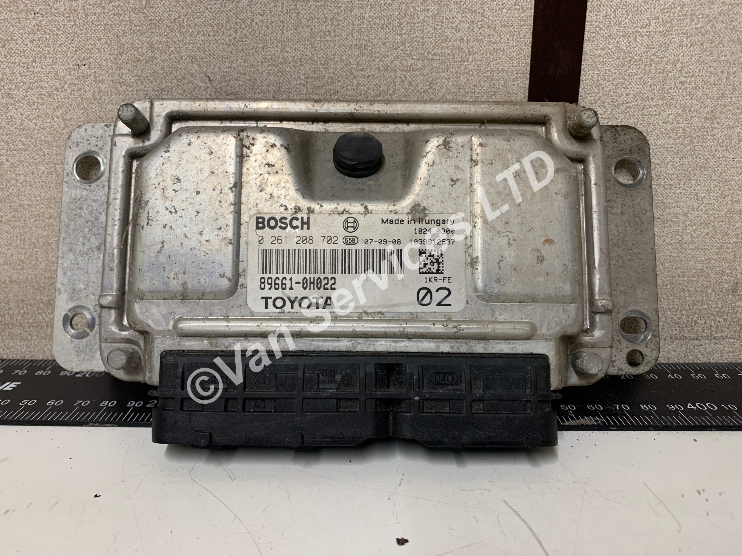 Toyota Aygo 1.0 ECU - 0261 208 702 - Off 2008 car - Image 1