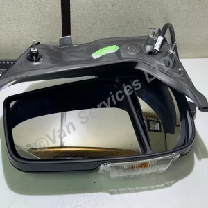 FORD TRANSIT MK8 N/S (PASSENGER) SHORT ARM ELECTRIC HEATED POWER FOLDING MIRROR WITH LANE ASSIST - FITS 2019+