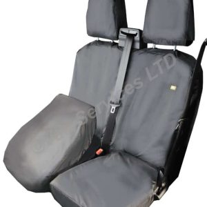 *NEW* Heavy Duty Designs Ford Transit Custom Front Double Seat Cover - Fits 2013-23