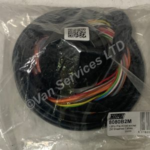 Maypole 8080B2M 13 Pin Pre-Wired Socket - 2m Sheathed Cables